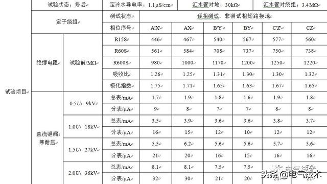 發(fā)電機(jī)絕緣試驗(yàn)異常的分析與探討