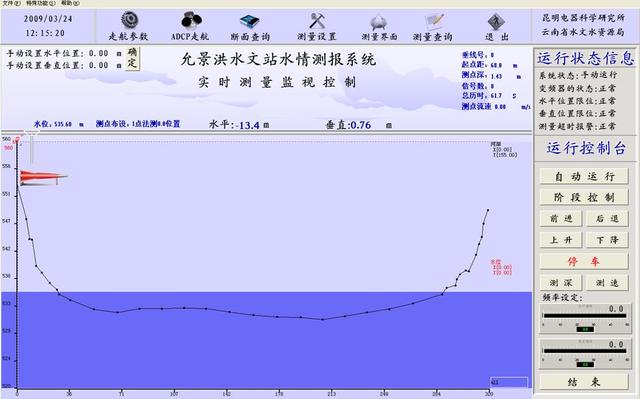 纜道式江河水情測驗控制系統(tǒng)