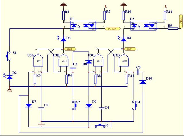 一款基于分立元件設(shè)計(jì)的果汁機(jī)電機(jī)高低速控制電路