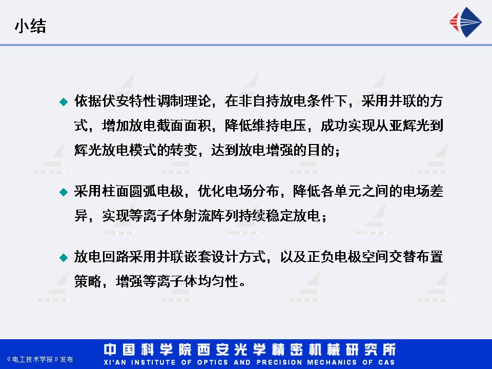 西安光機(jī)所湯潔研究員：增強(qiáng)型直流輝光放電等離子體射流研究進(jìn)展