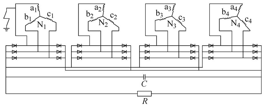 學(xué)術(shù)簡報(bào)｜12相整流發(fā)電機(jī)接地方式對直流過電壓的影響